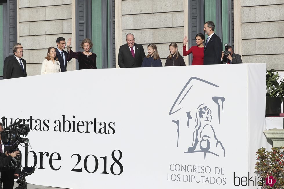 La Familia Real en el 40 aniversario de la Constitución