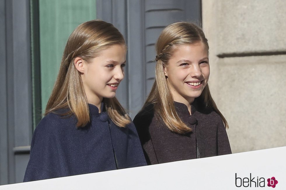 La Princesa Leonor y la Infanta Sofía en el 40 aniversario de la Constitución