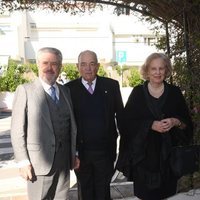 El Duque de Sevilla junto al Conde Rudi y María Luisa de Prusia en el bautizo de Fernando Enrique