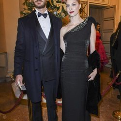 Pierre Casiraghi y Beatrice Borromeo en el Teatro de la Scala de Milán