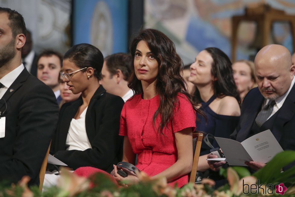 Amal Clooney en los Premios Nobel de la Paz 2018