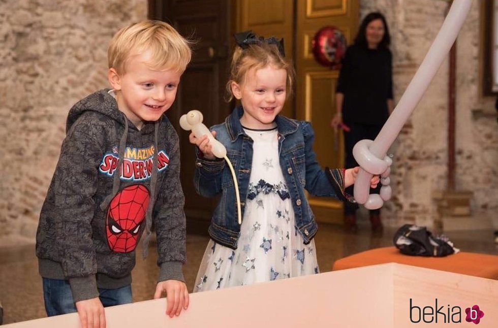 Jacques y Gabriella de Mónaco, muy felices en su 4 cumpleaños