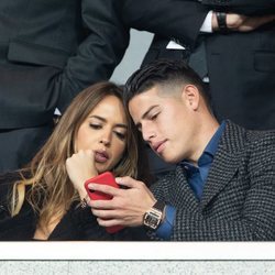 James Rodríguez y Shanon de Lima en la Copa de Libertadores