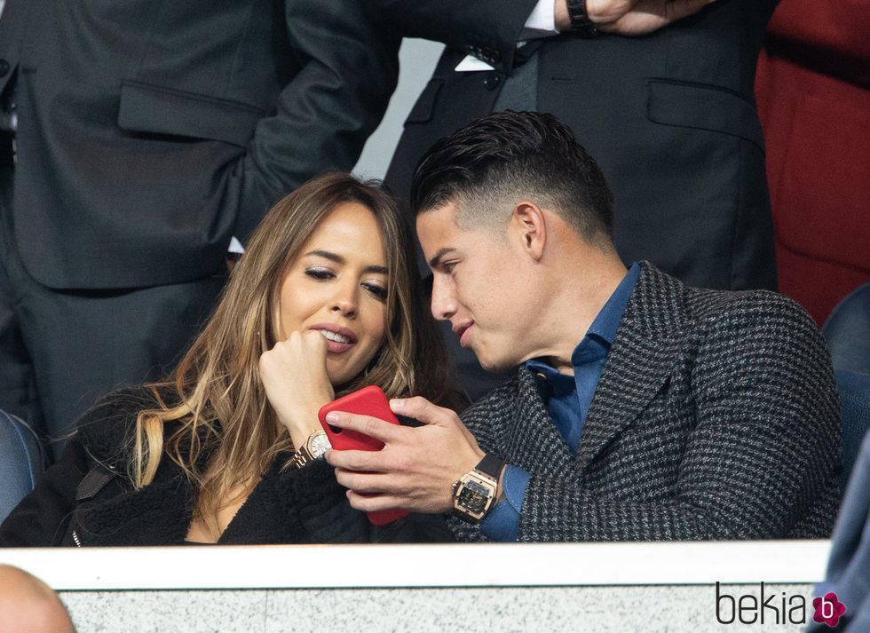 Shanon de Lima y James Rodríguez juntos en Madrid