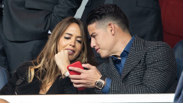 Shanon de Lima y James Rodríguez juntos en Madrid