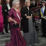 La Princesa Cristina de Suecia con uno de los galardonados en los Premios Nobel 2018