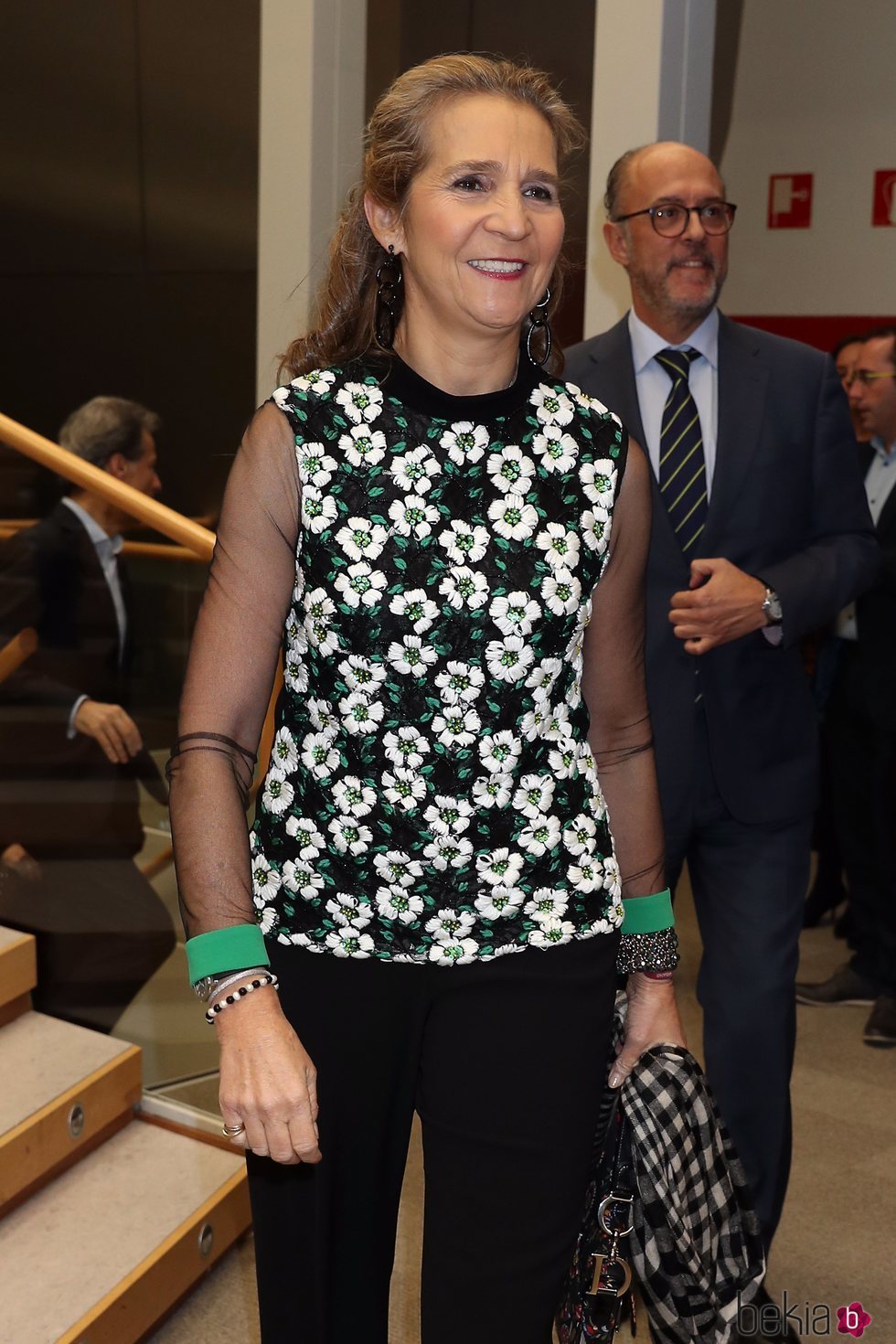 La Infanta Elena, muy sonriente en la entrega de los premios de la Fundación Special Olympics España