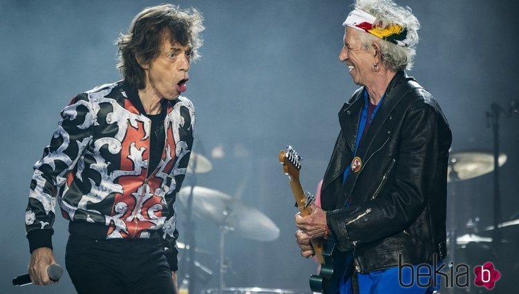 Keith Richards y Mick Jagger 