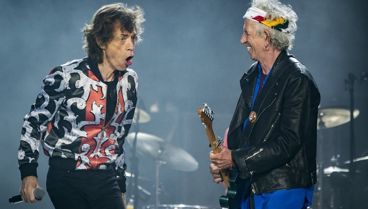 Keith Richards y Mick Jagger 