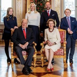 La Familia Real Noruega en su felicitación de Navidad 2018