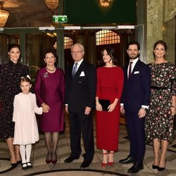 La Familia Real Sueca en el seminario por el 75 cumpleaños de Silvia de Suecia