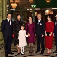 La Familia Real Sueca en el seminario por el 75 cumpleaños de Silvia de Suecia