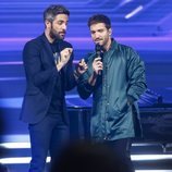 Pablo Alborán y Roberto Leal en la gala final de 'OT 2018'