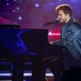 Pablo Alborán actuando en la gala final de 'OT 2018'