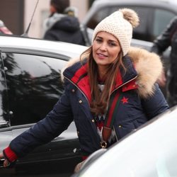 Paula Echevarría yendo al colegio de su hija