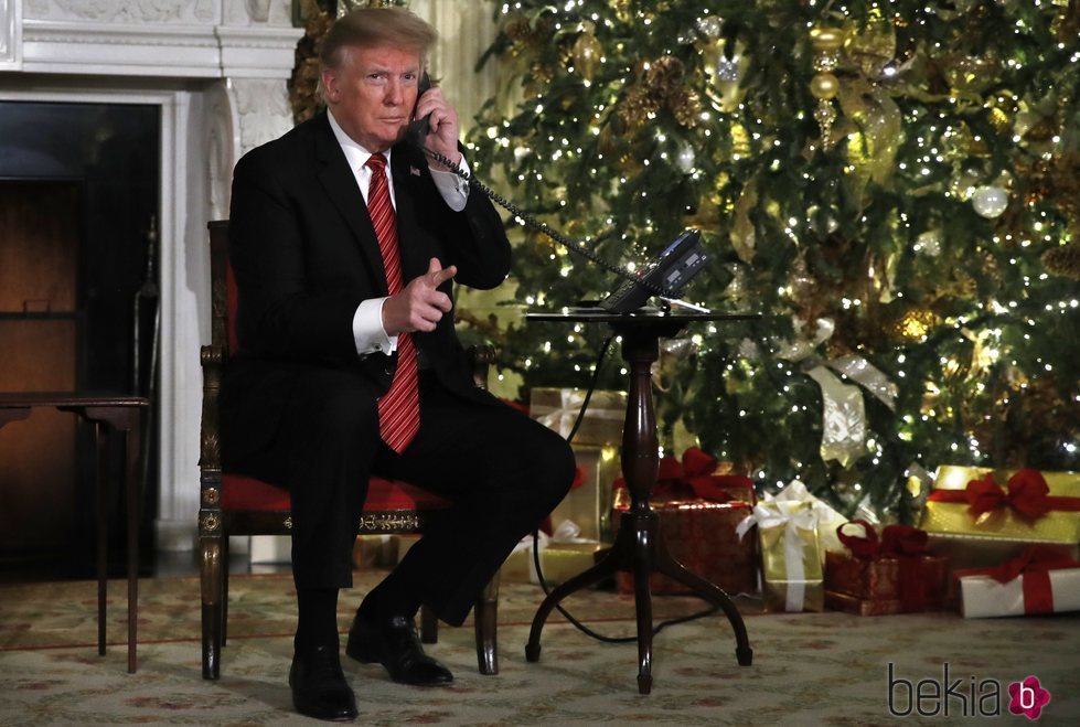 Donald Trump colabora en 'Santa Track'