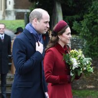 Los duques de Cambridge llegando a la Misa de Navidad 2018