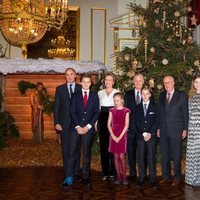 La Familia Real de Bélgica en el tradicional Concierto Navideño celebrado en el Palacio Real de Bruselas