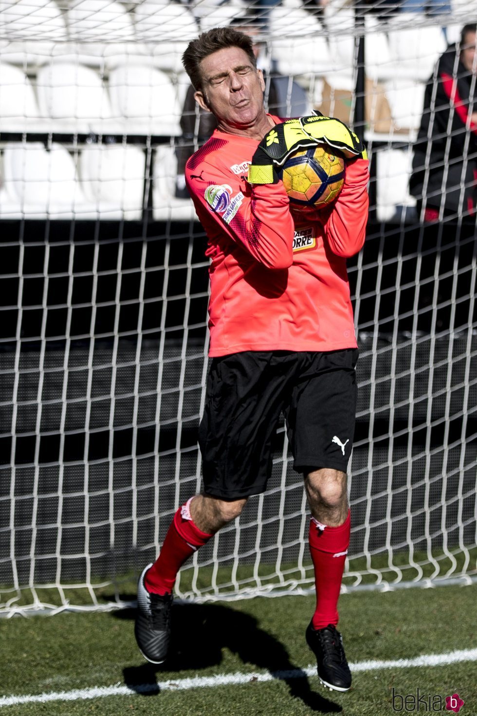 Juanjo Artero en el Partido benéfico Artistas vs Famosos