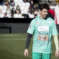 Adrián Lastra en el Partido benéfico Artistas vs Famosos