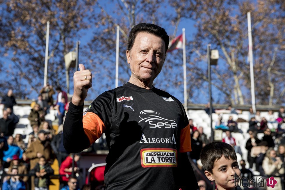 José Ortega Cano en el Partido benéfico Artistas vs Famosos