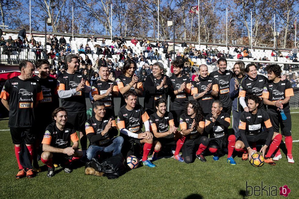 Famosos en el Partido benéfico Artistas vs Famosos