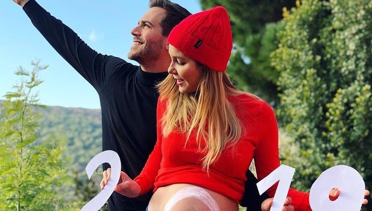 Natalia Sánchez y Marc Clotet reciben 2019 con la cuenta atrás para ser padres