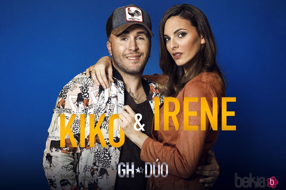 Kiko Rivera e Irene Rosales en la foto promocional de 'GH Dúo'