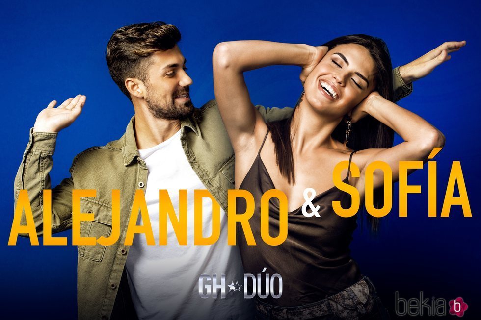 Sofía Suescun y Alejandro Albalá en la foto promocional de 'GH Dúo'