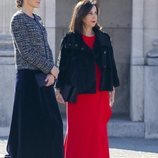 La Reina Letizia con Margarita Robles durante la Pascua Militar 2019