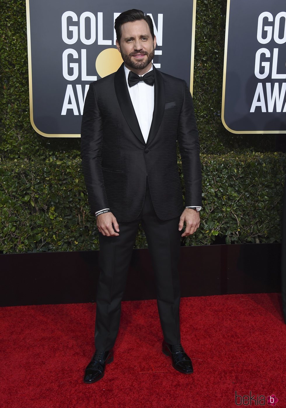 Edgar Ramírez en la alfombra roja de los Globos de Oro 2019