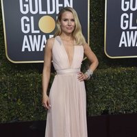 Kristen Bell en la alfombra roja de los Globos de Oro 2019