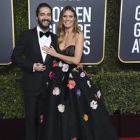 Heidi Klum y Tom Kaulitz en la alfombra roja de los Globos de Oro 2019