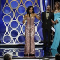 Regina King durante la gala de los Premios Globos de Oro 2019