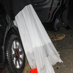 El vestido de Heidi Klum tras la fiesta de Warner Bros de los Globos de Oro 2019