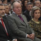 El Rey Felipe y los Reyes Juan Carlos y Sofía en los Premios Nacionales del Deporte 2017