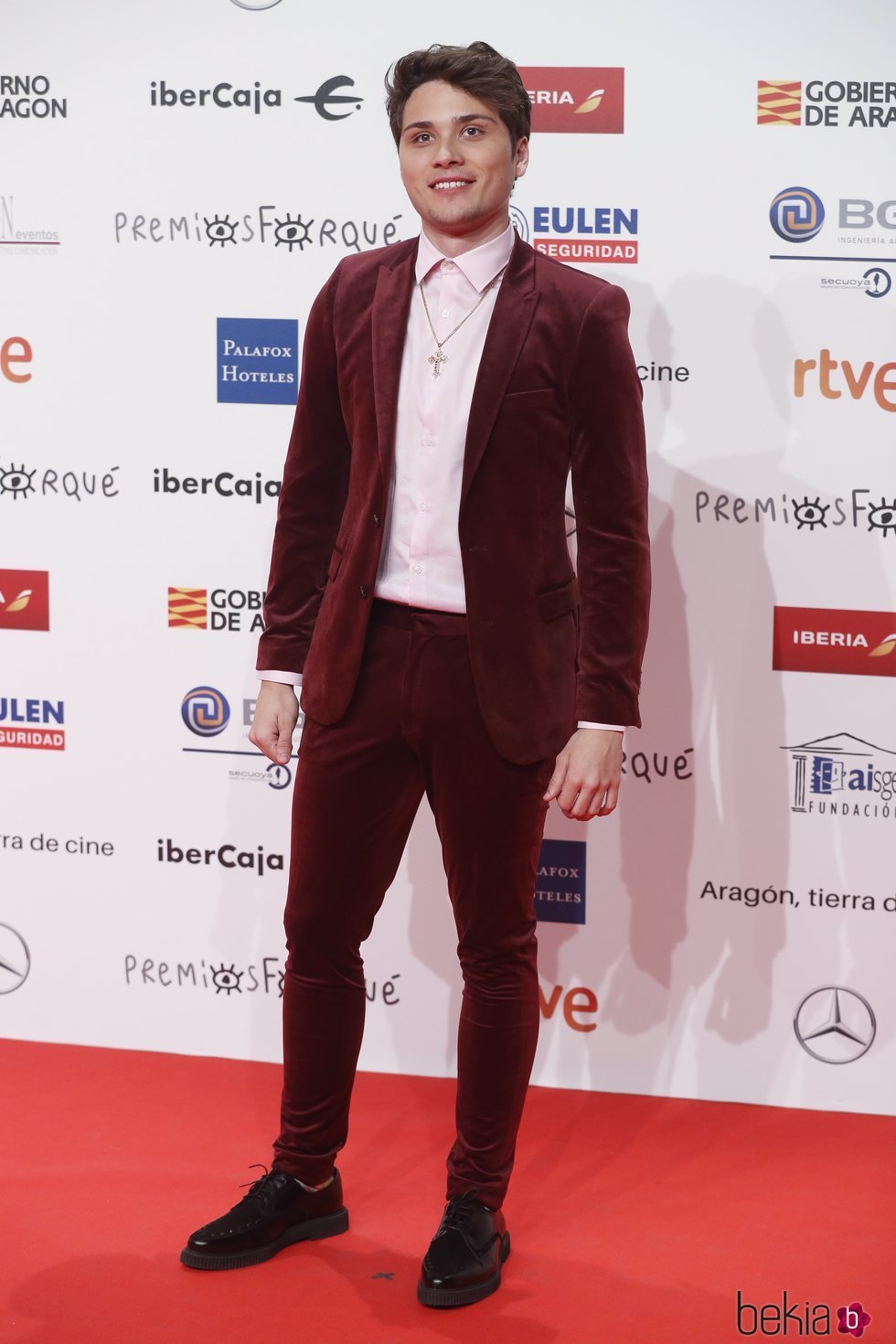 Damion en la alfombra roja de los Premios Forqué 2019