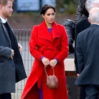 Meghan Markle durante un acto públio en Birkenhead