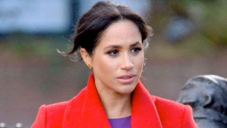 Meghan Markle durante un acto públio en Birkenhead