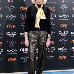 Susi Sánchez en la fiesta de nominados de los Goya 2019