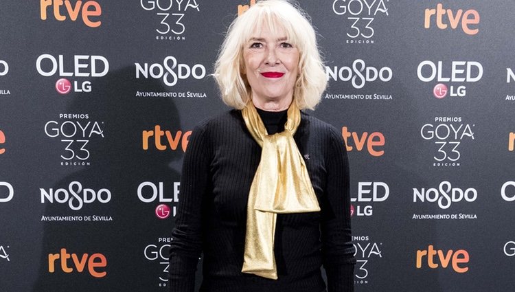 Susi Sánchez en la fiesta de nominados de los Goya 2019