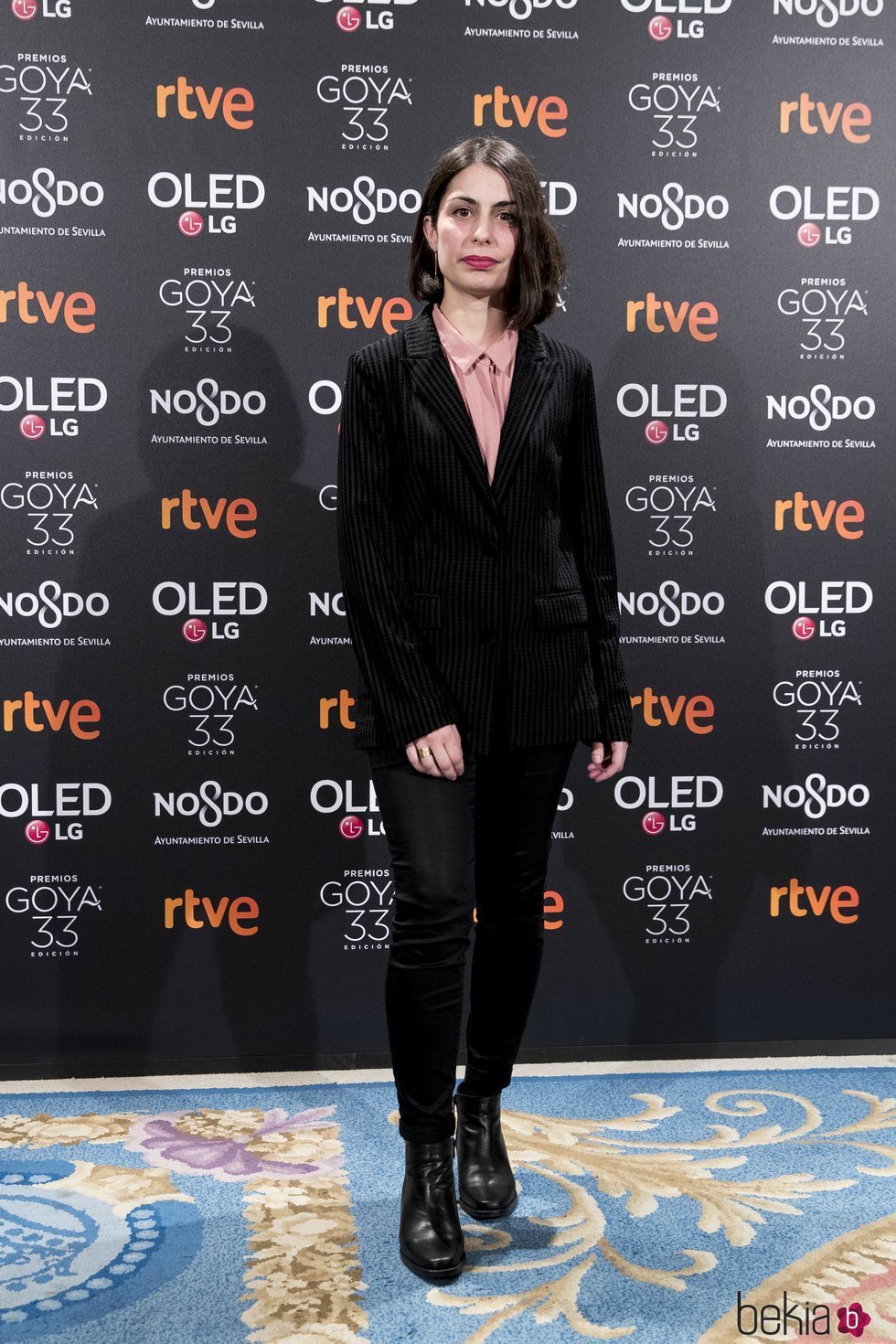 Celia Rico en la fiesta de nominados de los Goya 2019