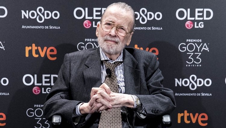 Narciso 'Chicho' Ibáñez en la fiesta de nominados de los Goya 2019