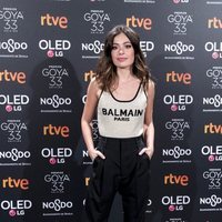 Anna Castillo en la fiesta de nominados de los Goya 2019