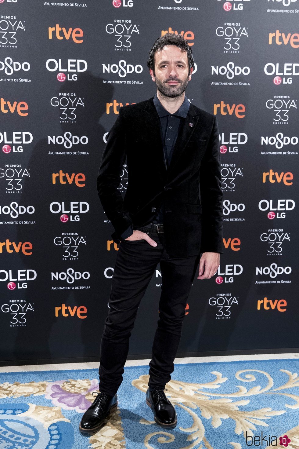 Rodrigo Sorogoyen en la fiesta de nominados de los Goya 2019