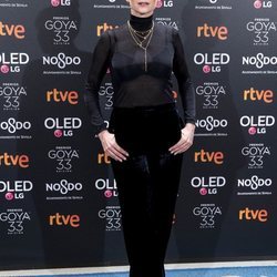 Najwa Nimri en la fiesta de nominados de los Goya 2019