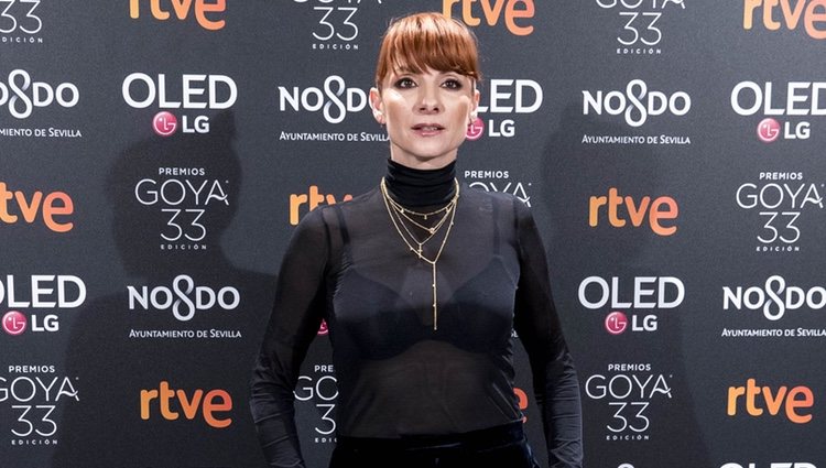 Najwa Nimri en la fiesta de nominados de los Goya 2019