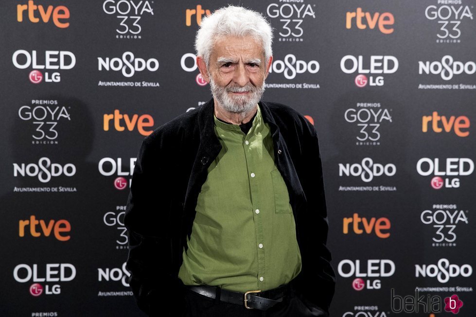 Juan Margallo en la fiesta de nominados de los Goya 2019