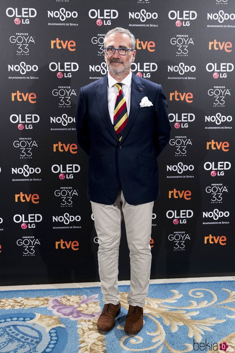 Javier Fesser en la fiesta de nominados de los Goya 2019