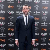 Luis Zahera en la fiesta de nominados de los Goya 2019